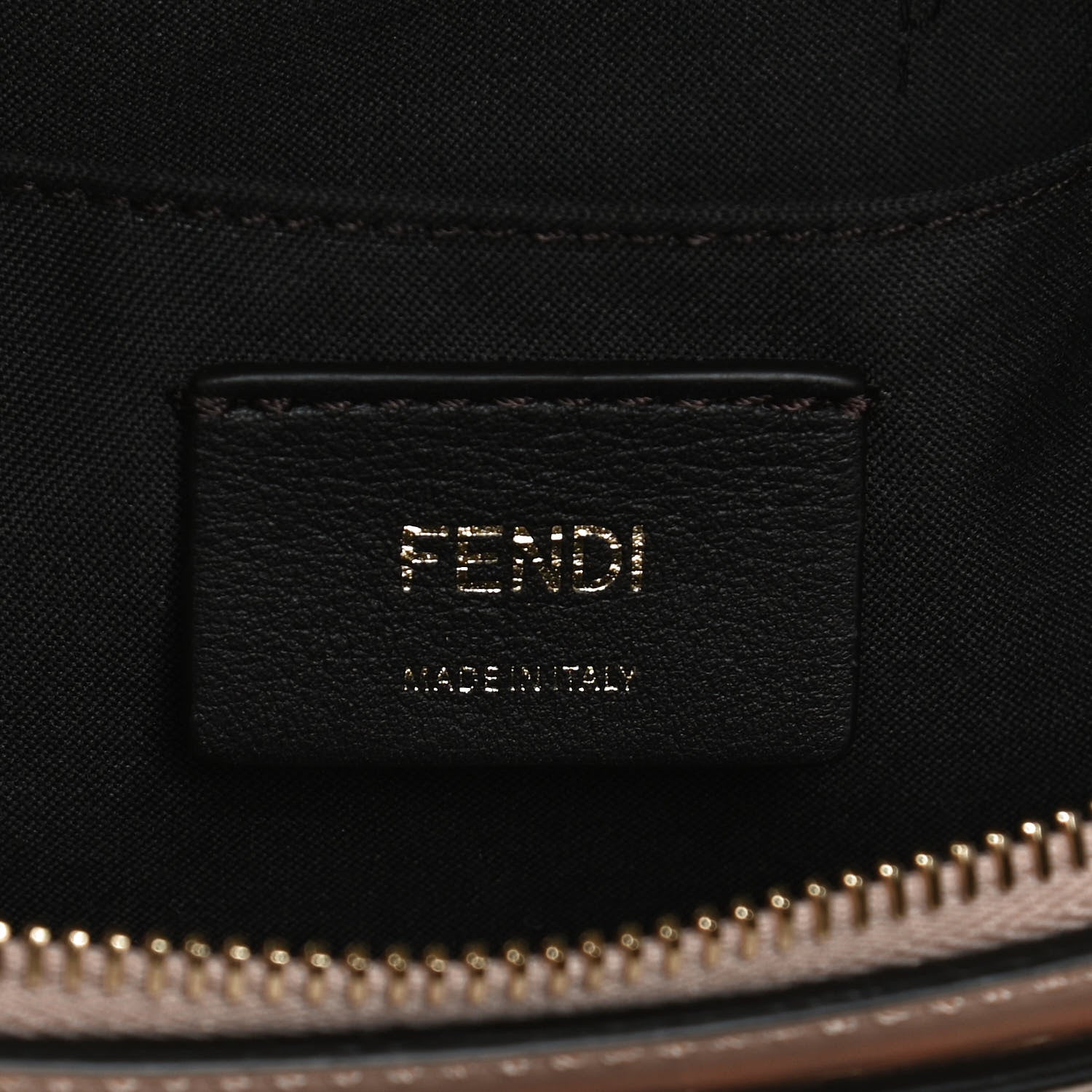 Fendi Vitello King Logo Embossed Mini By The Way Boston Bag Light Rose 6 of 12