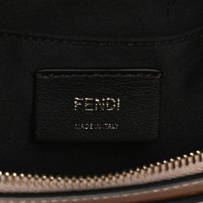 Fendi Vitello King Logo Embossed Mini By The Way Boston Bag Light Rose 6 of 12