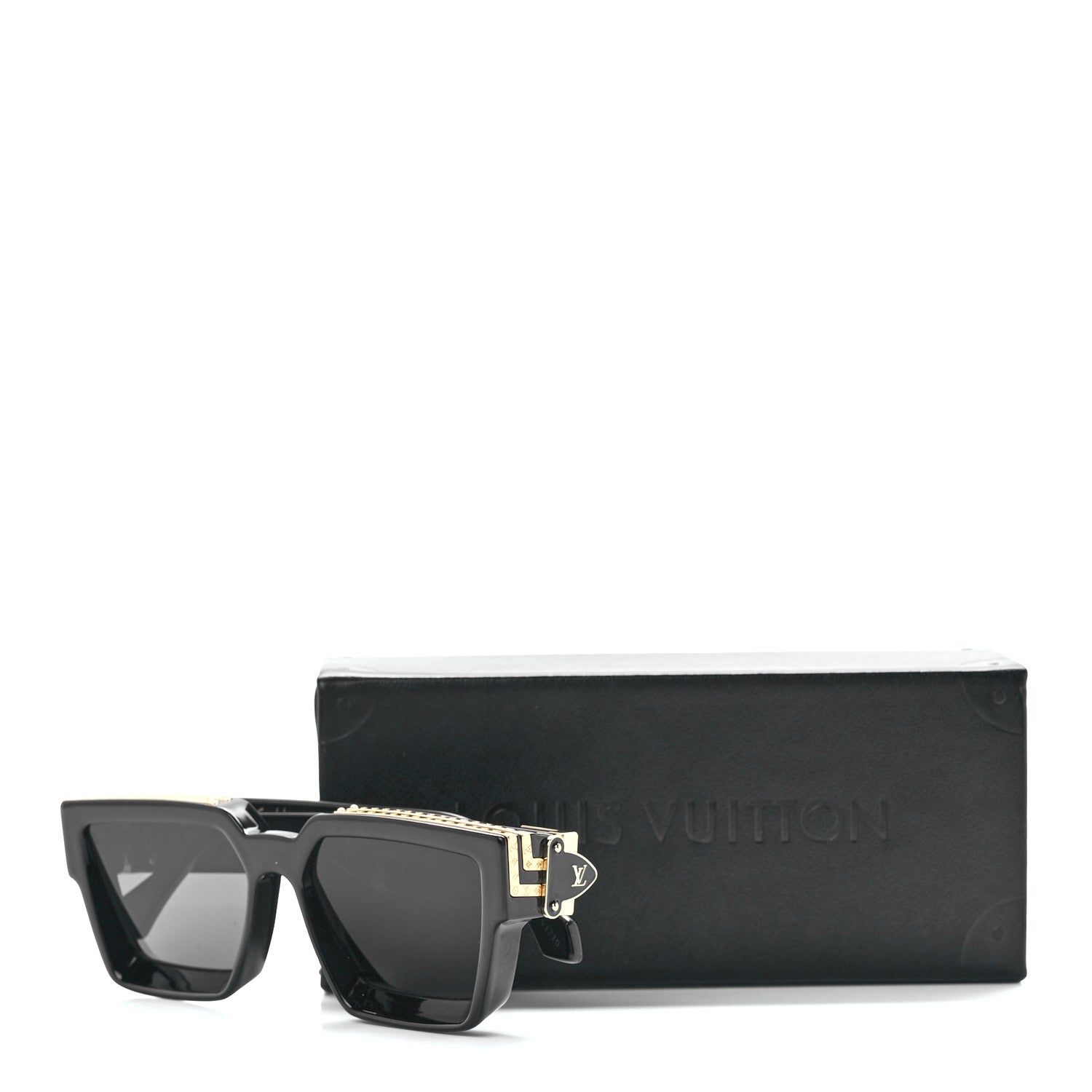 Louis Vuitton Acetate 1.1 Millionaires Sunglasses Z1165E Black 8 of 8