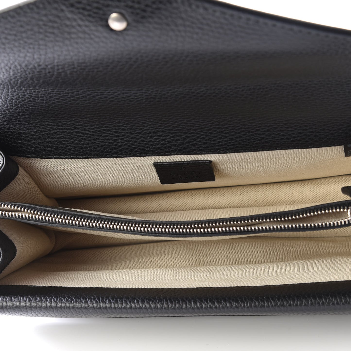 Pebbled Calfskin Small Dionysus Shoulder Bag Black