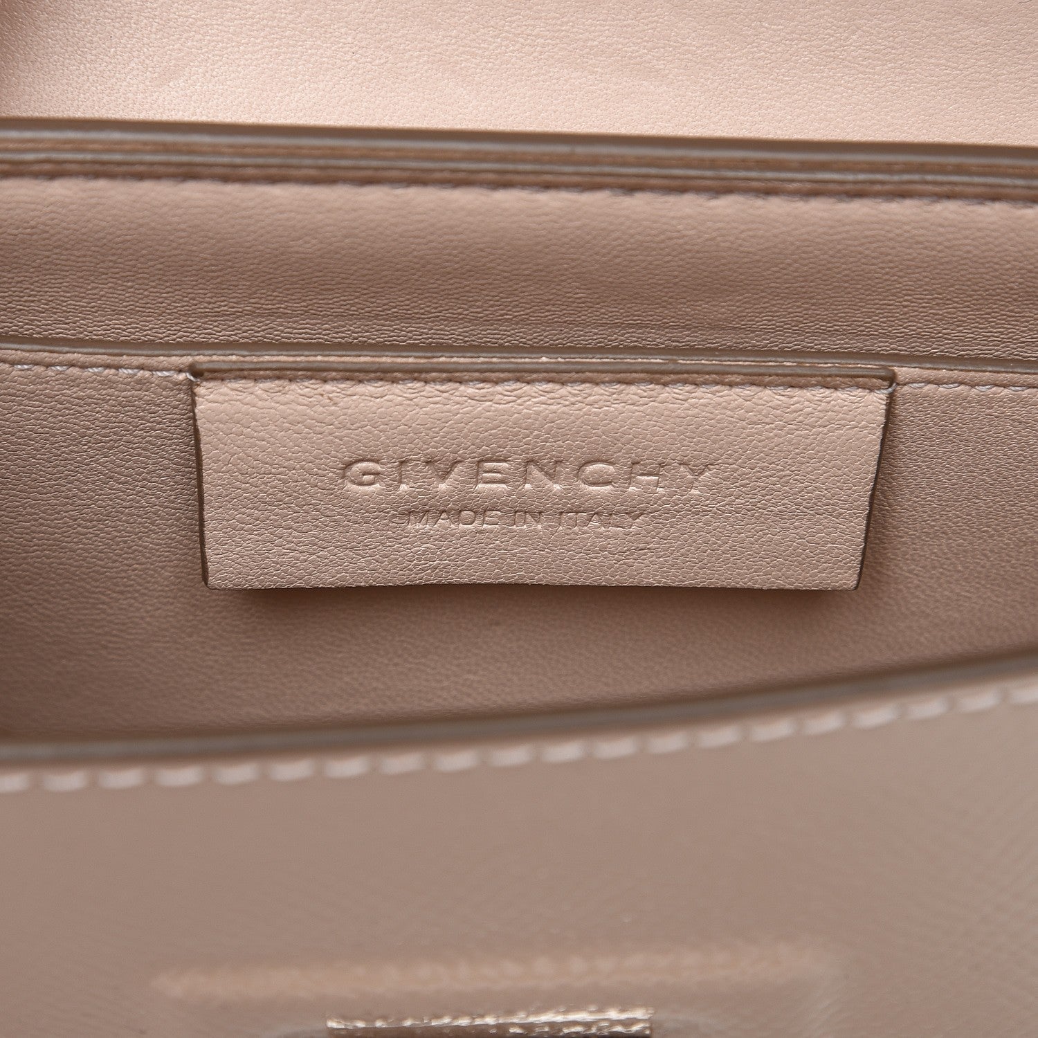 Givenchy Patent Calfskin Bow Cut Chain Wallet 6 of 10