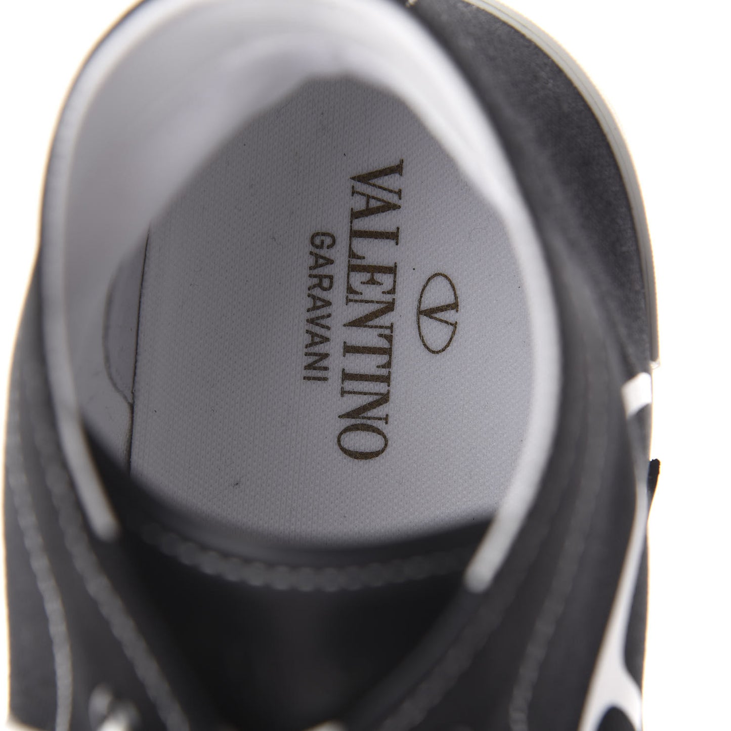 Canvas Suede Mens VLTN Tricks High Top Sneakers 45 Black