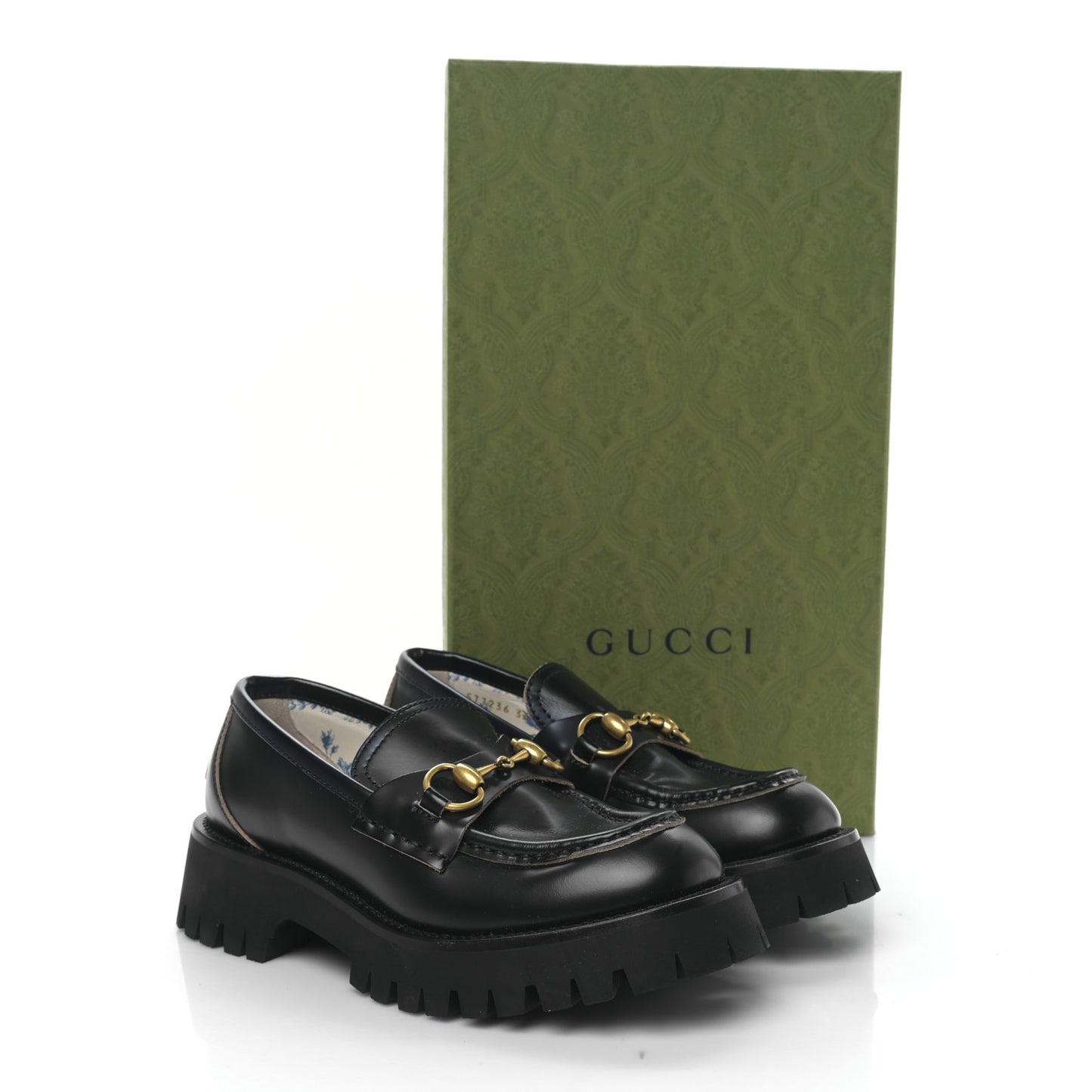 Cordovan Lux Womens Harald Horsebit 25mm Platform Loafers 36 Black