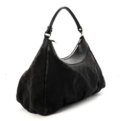 Gucci Monogram Large D Ring Hobo Black 3 of 10