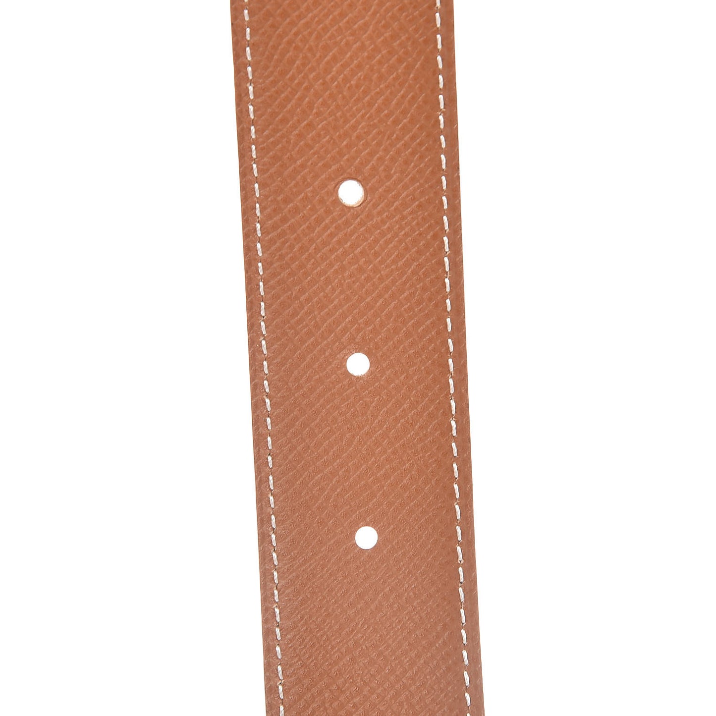 Swift Epsom 32mm Au Carre H Belt 95 Black Gold