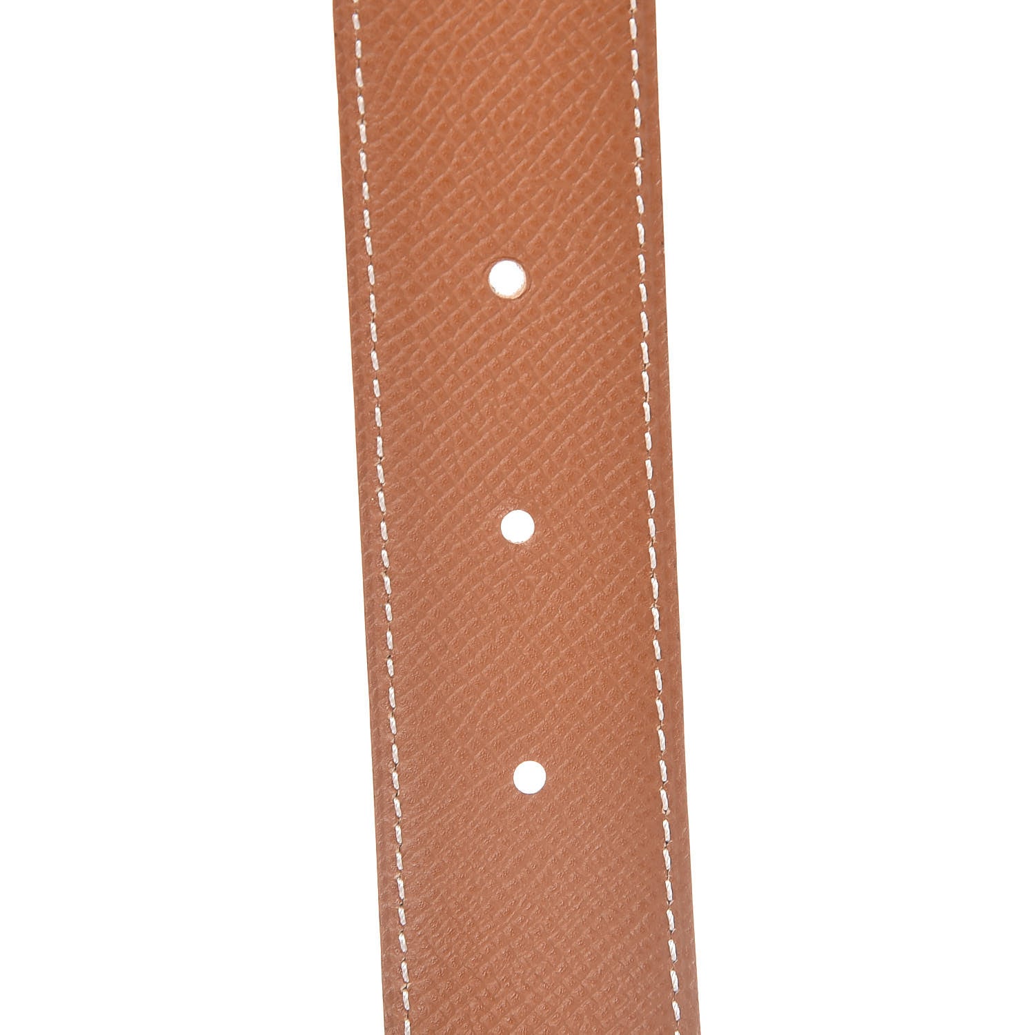 Hermes Swift Epsom 32mm Au Carre H Belt 95 Black Gold 5 of 8