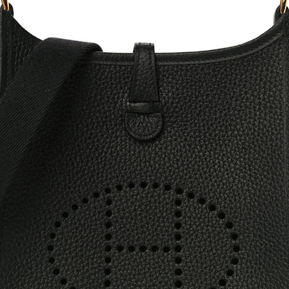 Hermes Taurillon Clemence Evelyne TPM Black 6 of 10
