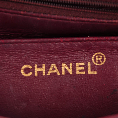 Chanel Lambskin Quilted Mini Square Flap Black 8 of 9