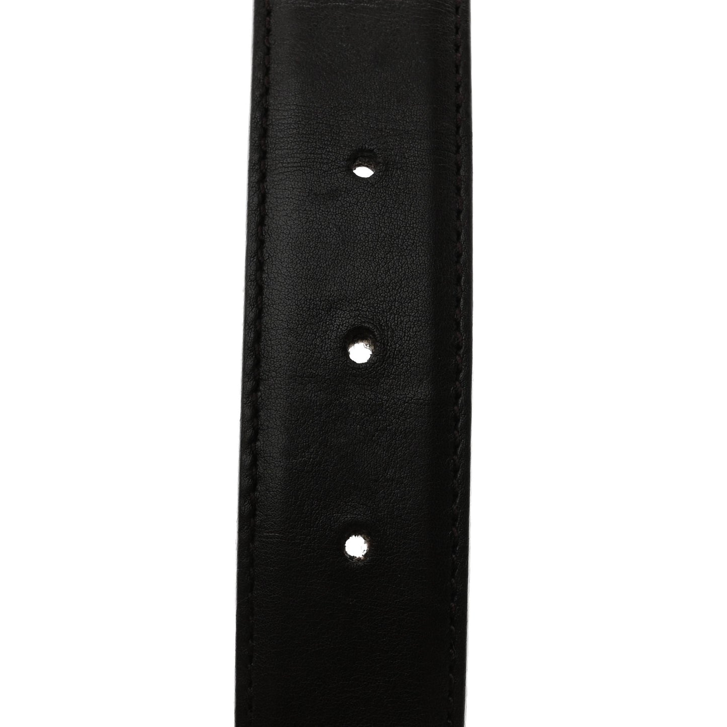 Calfskin Square Buckle Horsebit Belt 90 36 Brown Multicolor