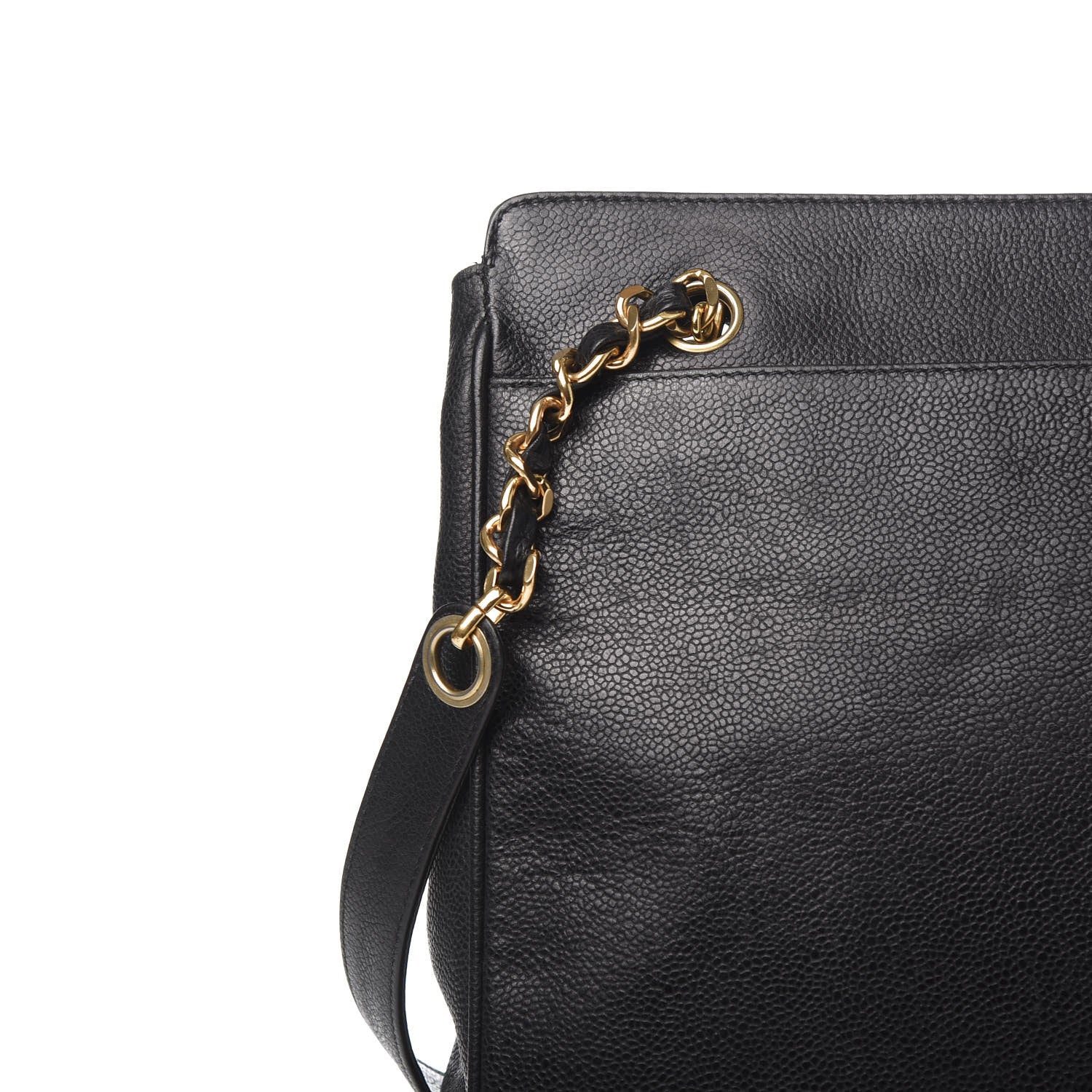 Chanel Caviar CC Shoulder Bag Black 10 of 10