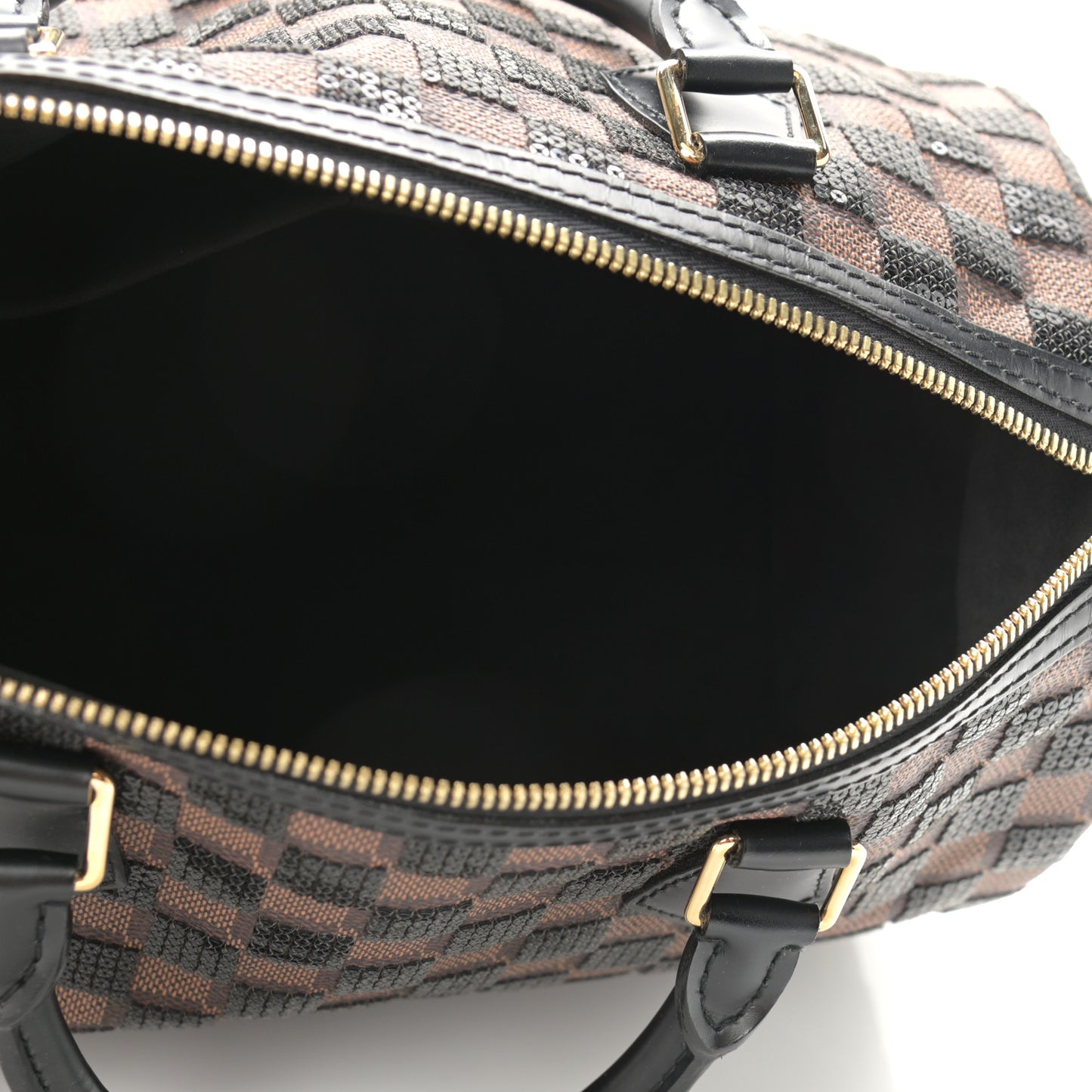 Damier Paillettes Speedy 30 Black