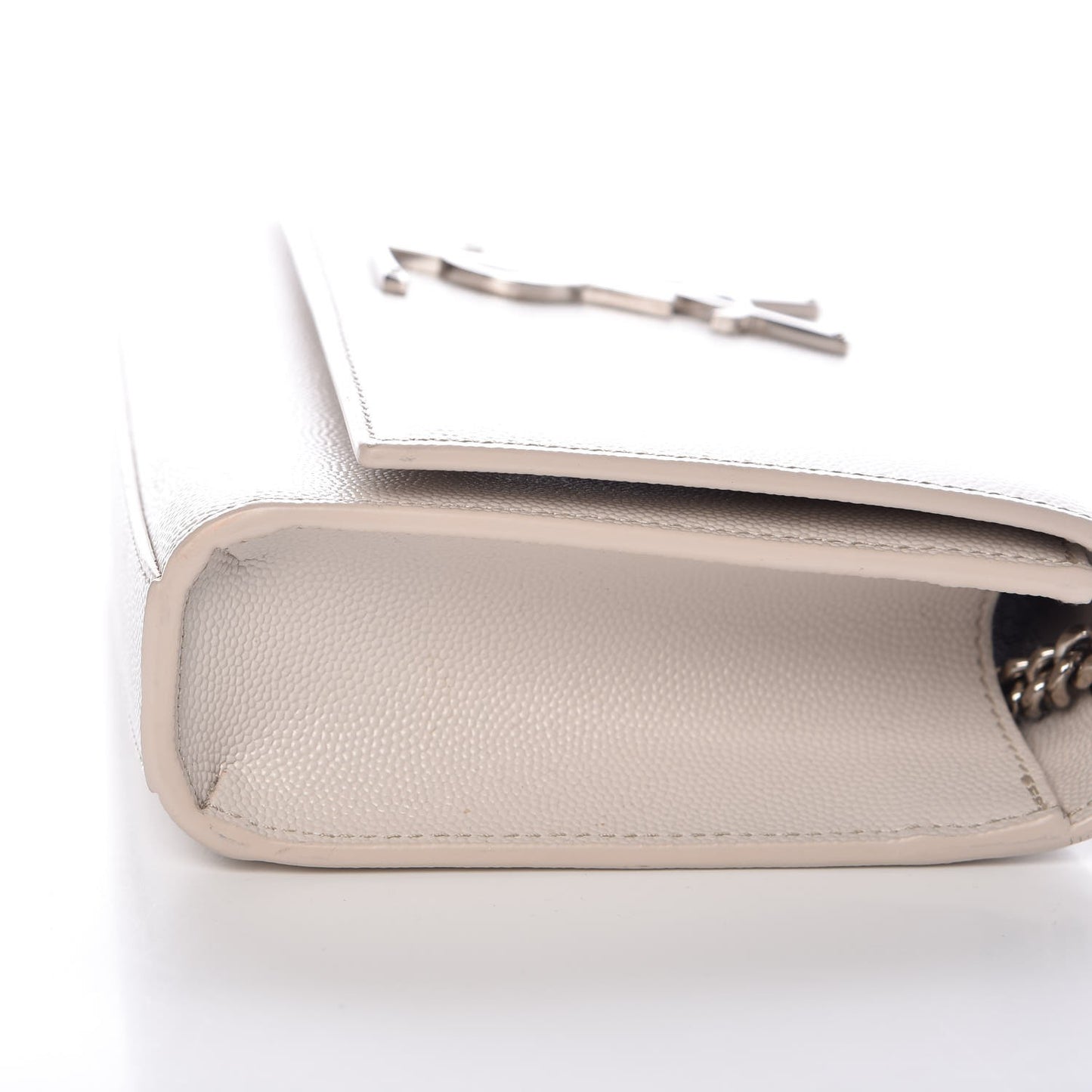 Grain De Poudre Small Monogram Kate Satchel Icy White