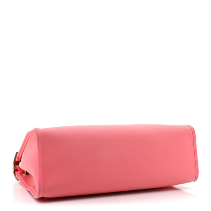 Hermes Vache Hunter Toile Herbag Zip 31 PM Rose Azalee Natural 6 of 17