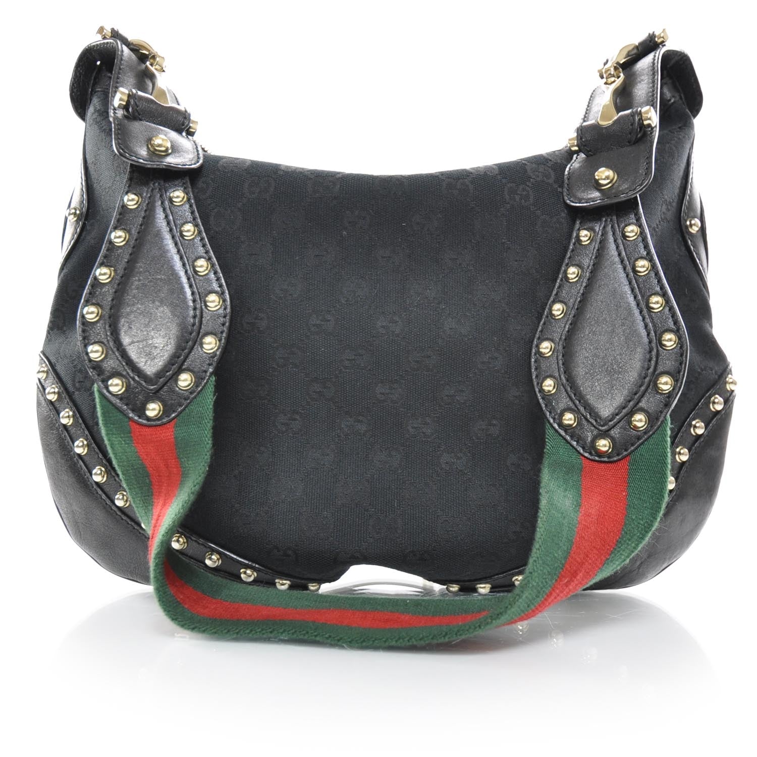 Gucci Monogram Pelham Messenger Bag Black 1 of 9