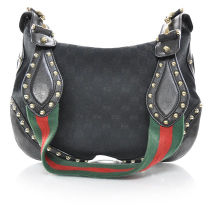 Gucci Monogram Pelham Messenger Bag Black 1 of 9