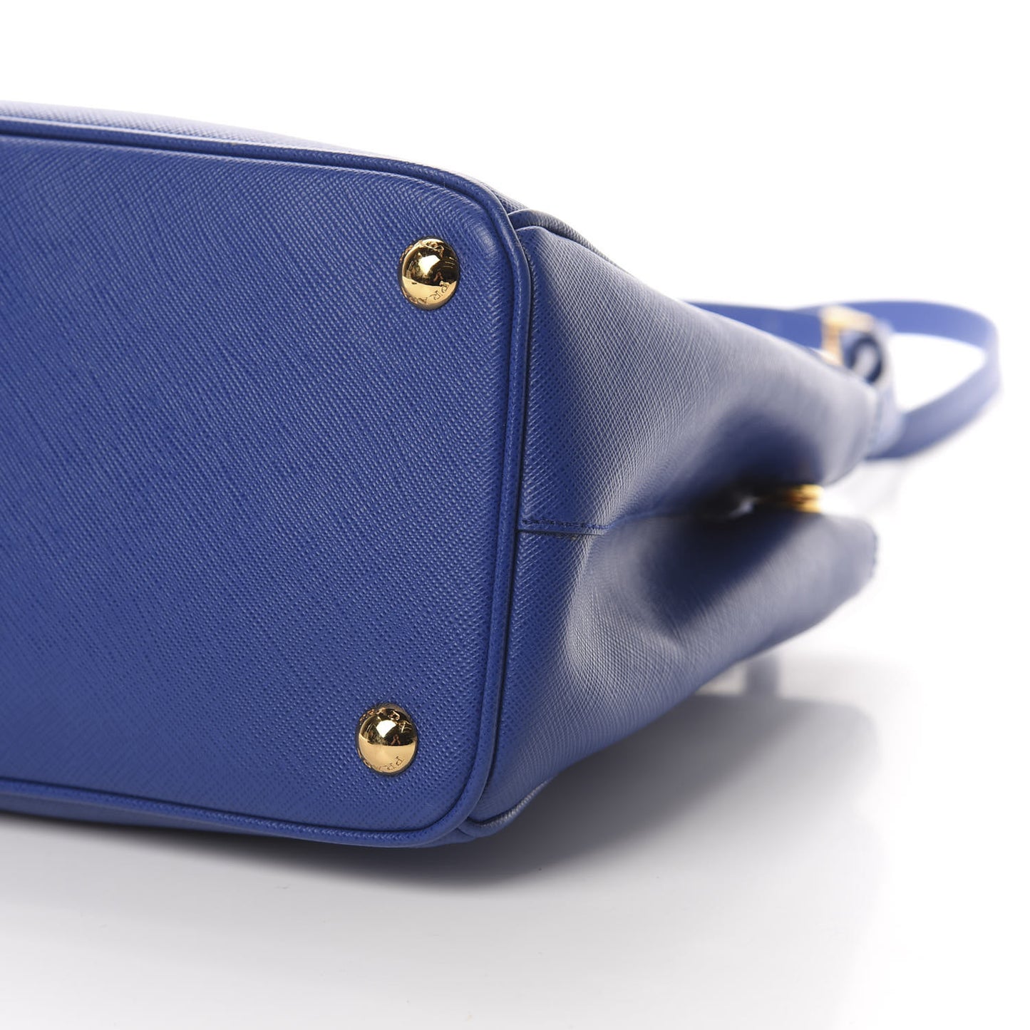 Saffiano Small Galleria Double Zip Tote Royal