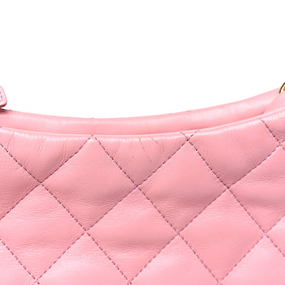 Chanel Lambskin Quilted Large CC Links Hobo Pink 12 of 12