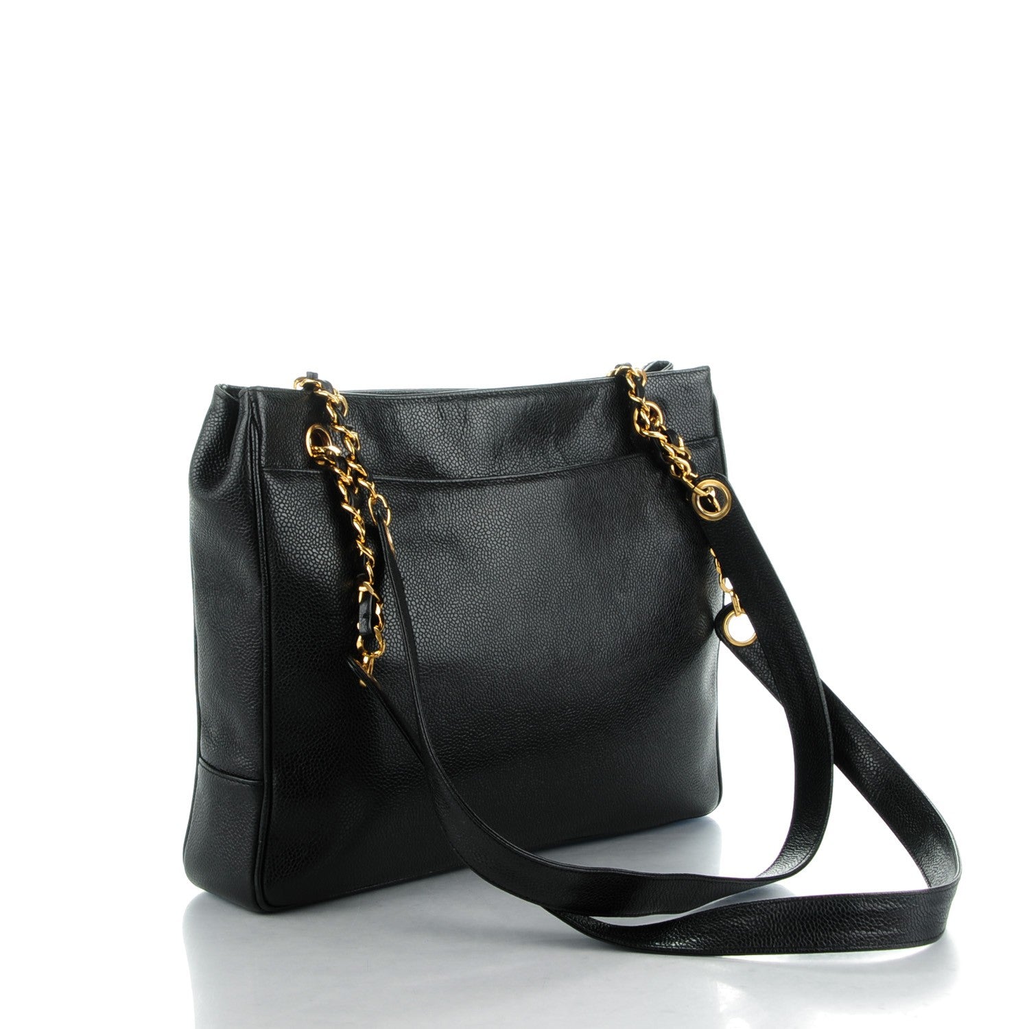 Chanel Caviar CC Shoulder Bag Black 3 of 9