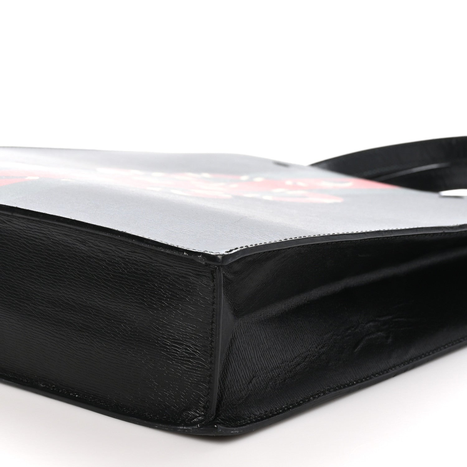 Gucci Calfskin Kingsnake Print Vertical Tote Black 11 of 11