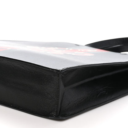 Gucci Calfskin Kingsnake Print Vertical Tote Black 11 of 11