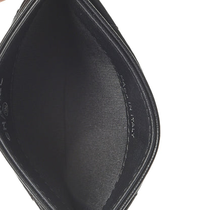Chanel Lambskin Quilted CC Crossing Card Holder Black 5 of 9