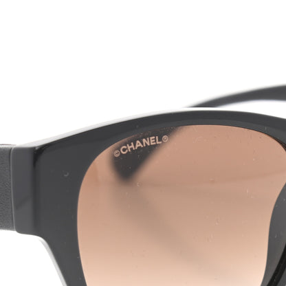 Chanel Crystal Lambskin CC Sunglasses 5455-Q-B Black 7 of 7