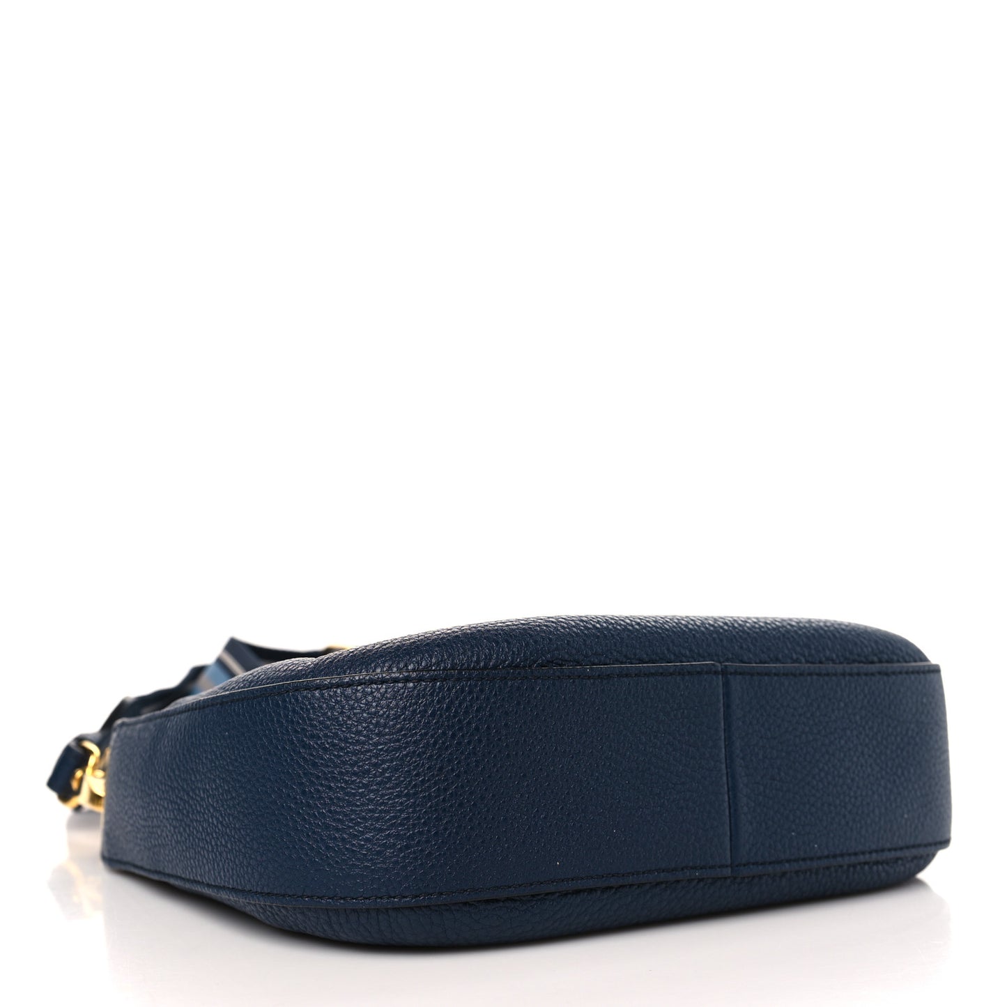 Vitello Daino Zippered Messenger Hobo Baltico