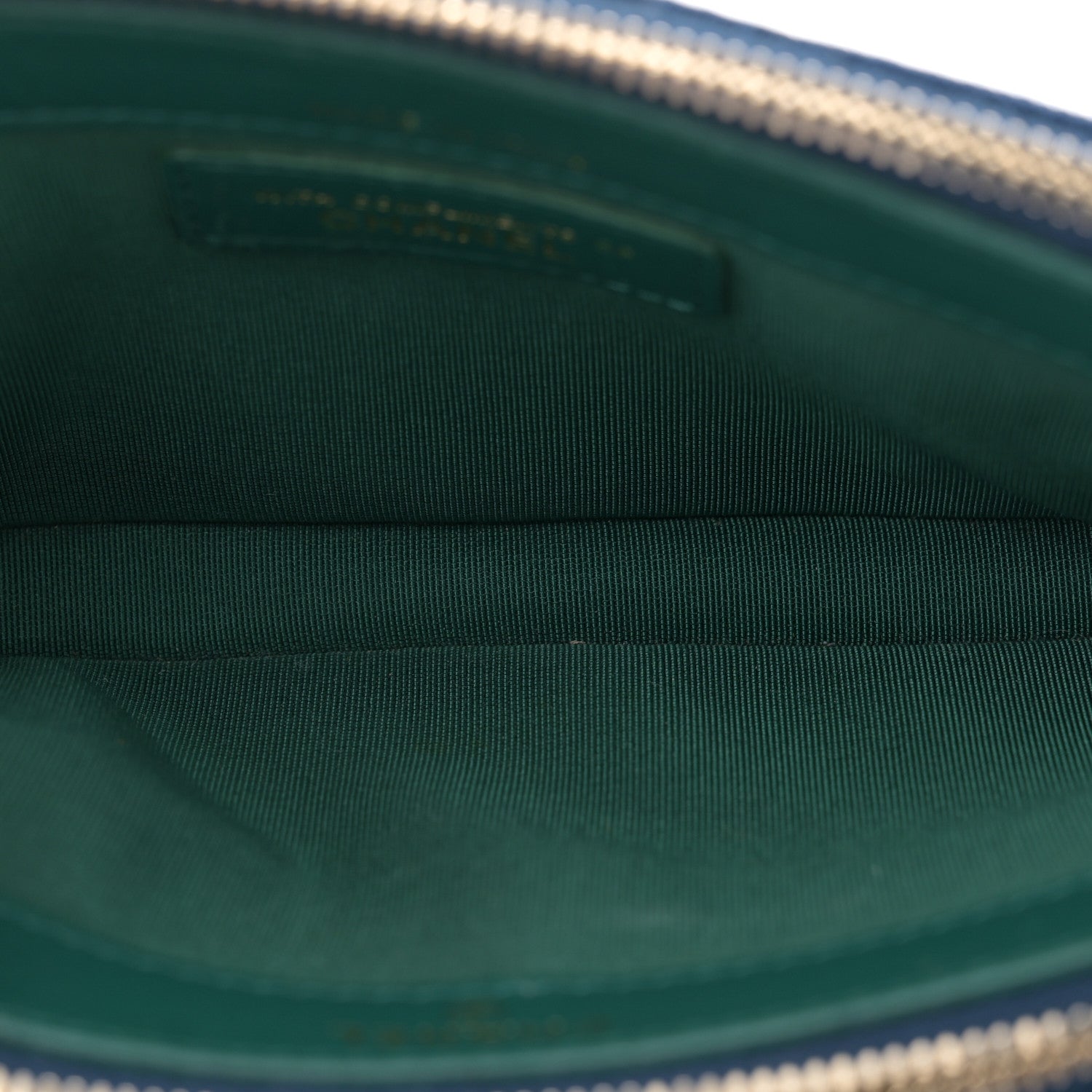 Chanel Jersey Quilted Small Clutch With Chain Navy 5 of 11