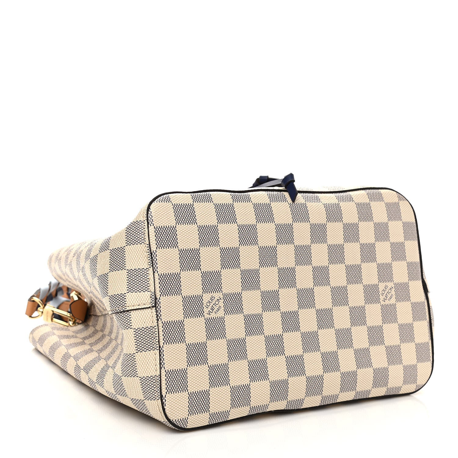 Louis Vuitton Damier Azur Braided Neonoe MM Blue 4 of 11