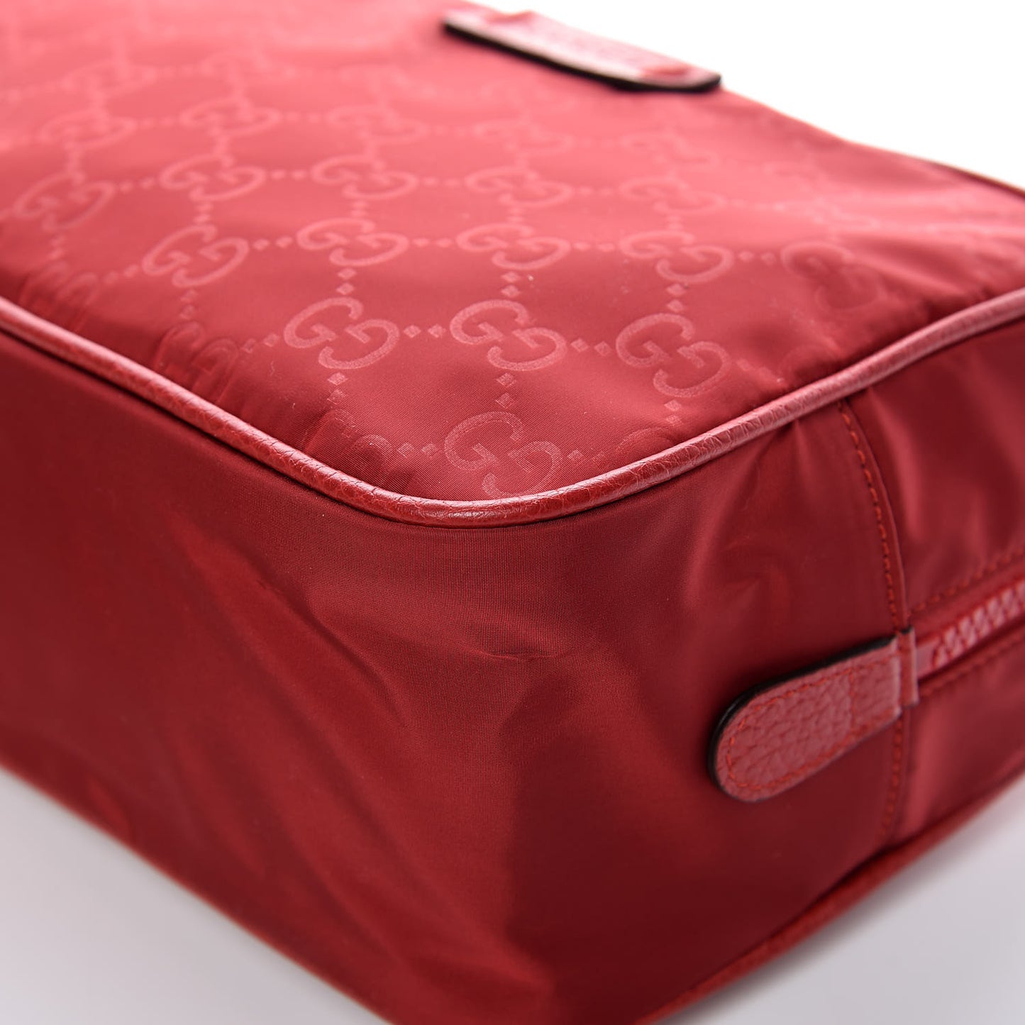 Nylon Monogram Dolmias Pouch Vibrant Red