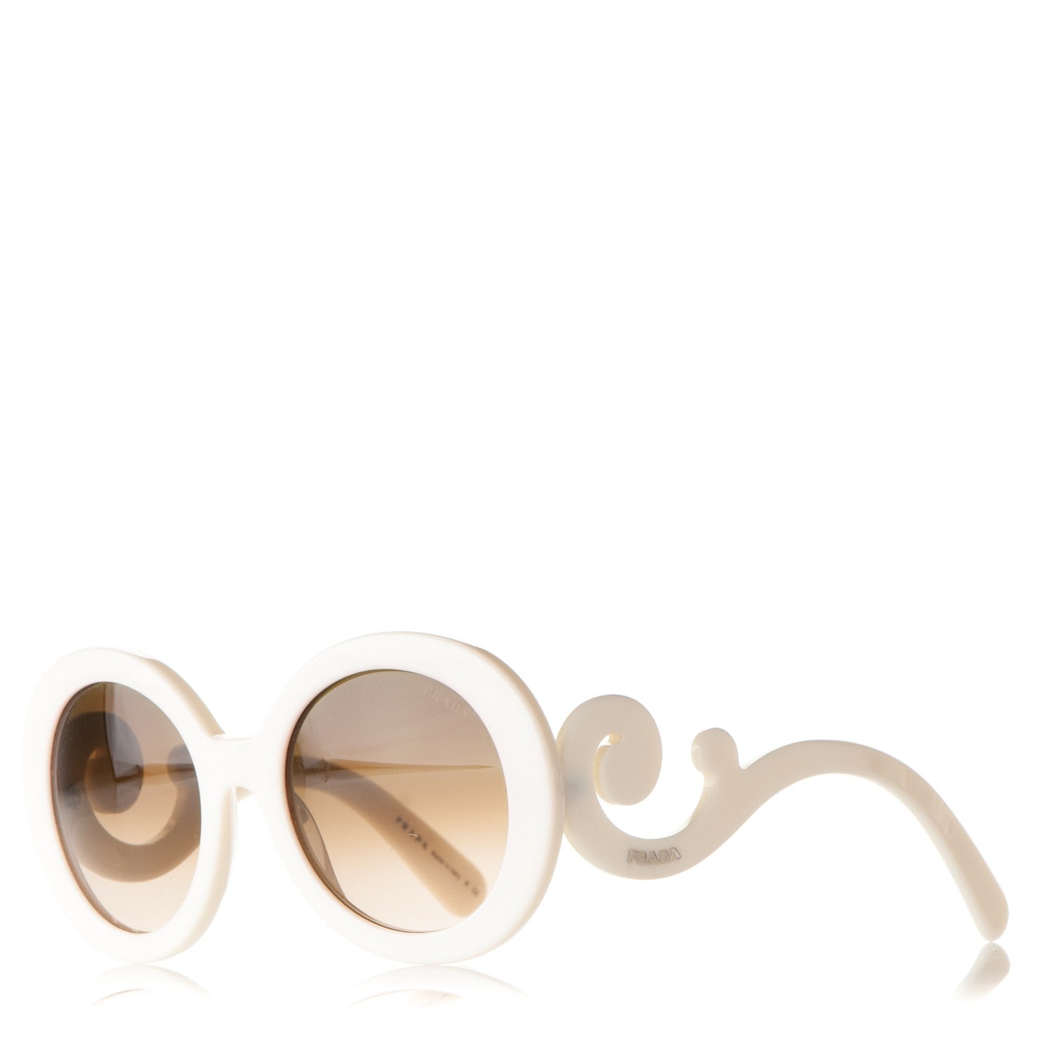 Prada Baroque Sunglasses SPR 27N White 1 of 7