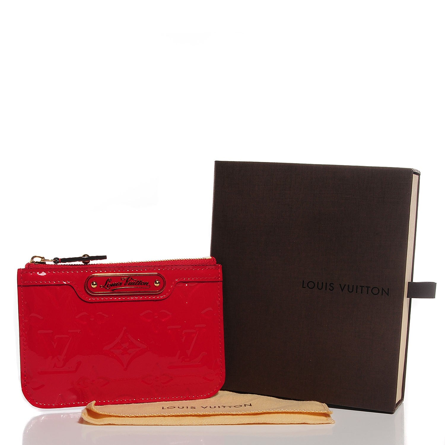 Louis Vuitton Vernis Key Pouch Cherry 5 of 8