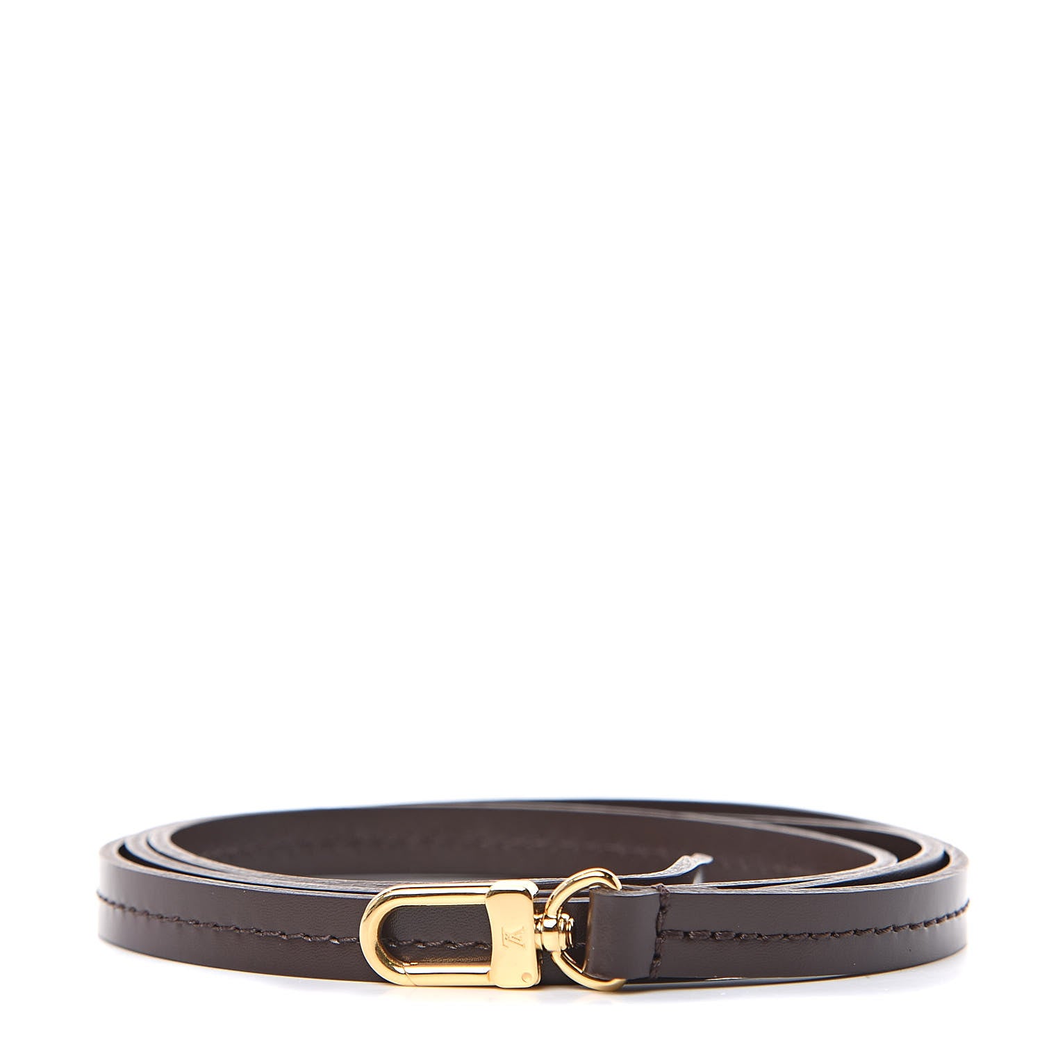 Louis Vuitton Calfskin 12mm Favorite Long Strap Brown 1 of 3