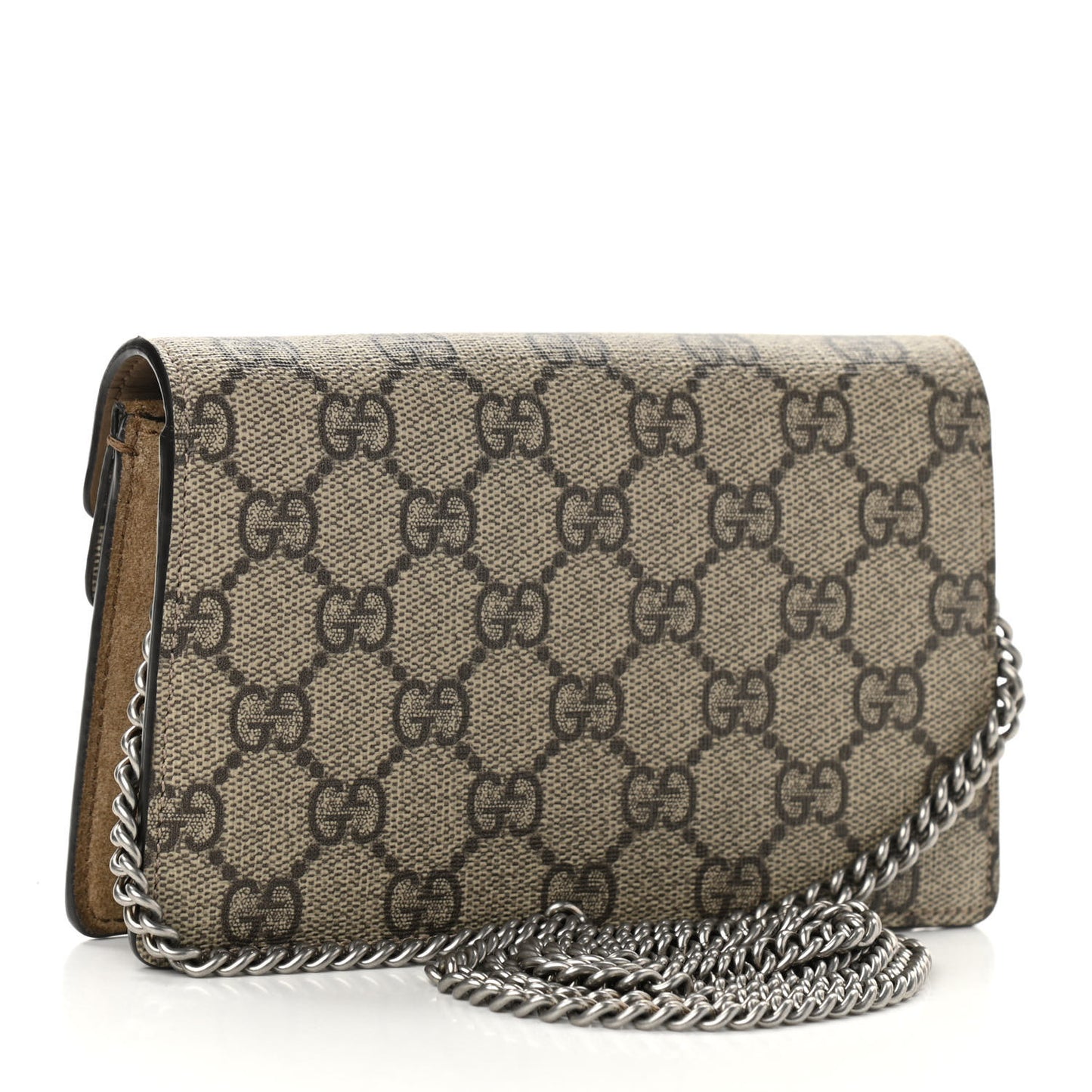 GG Supreme Monogram Super Mini Dionysus Shoulder Bag Taupe