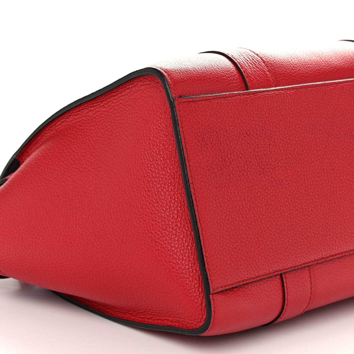 Mulberry Classic Grain Calfskin Small Bayswater Zip Tote Scarlet 7 of 9