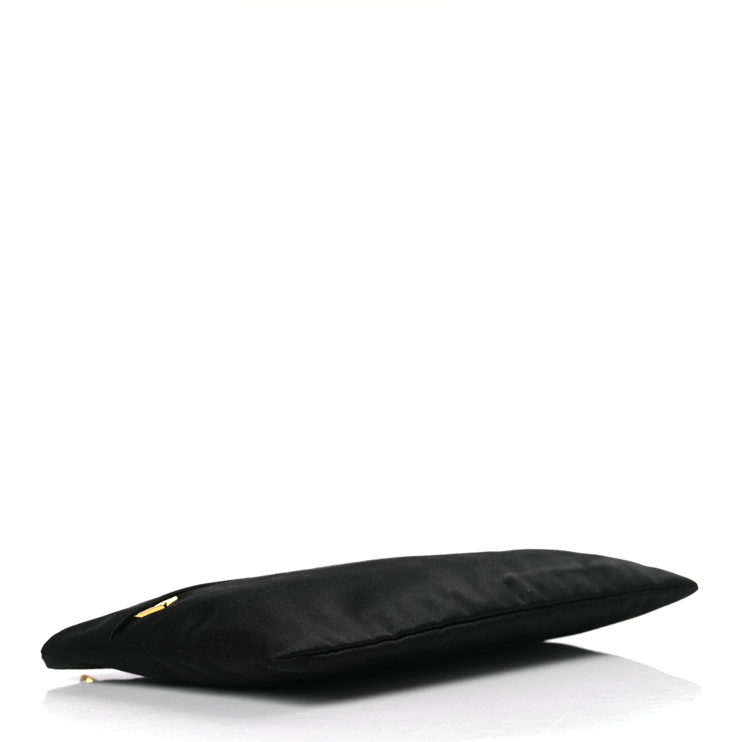 Prada Satin Raso Evening Clutch Black 4 of 7