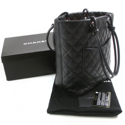 Chanel Calfskin Quilted Small Cambon Tote Black 3 of 12
