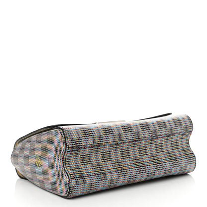 Louis Vuitton Calfskin Monogram LV Pop Twist Shoulder Bag MM Blue 4 of 13