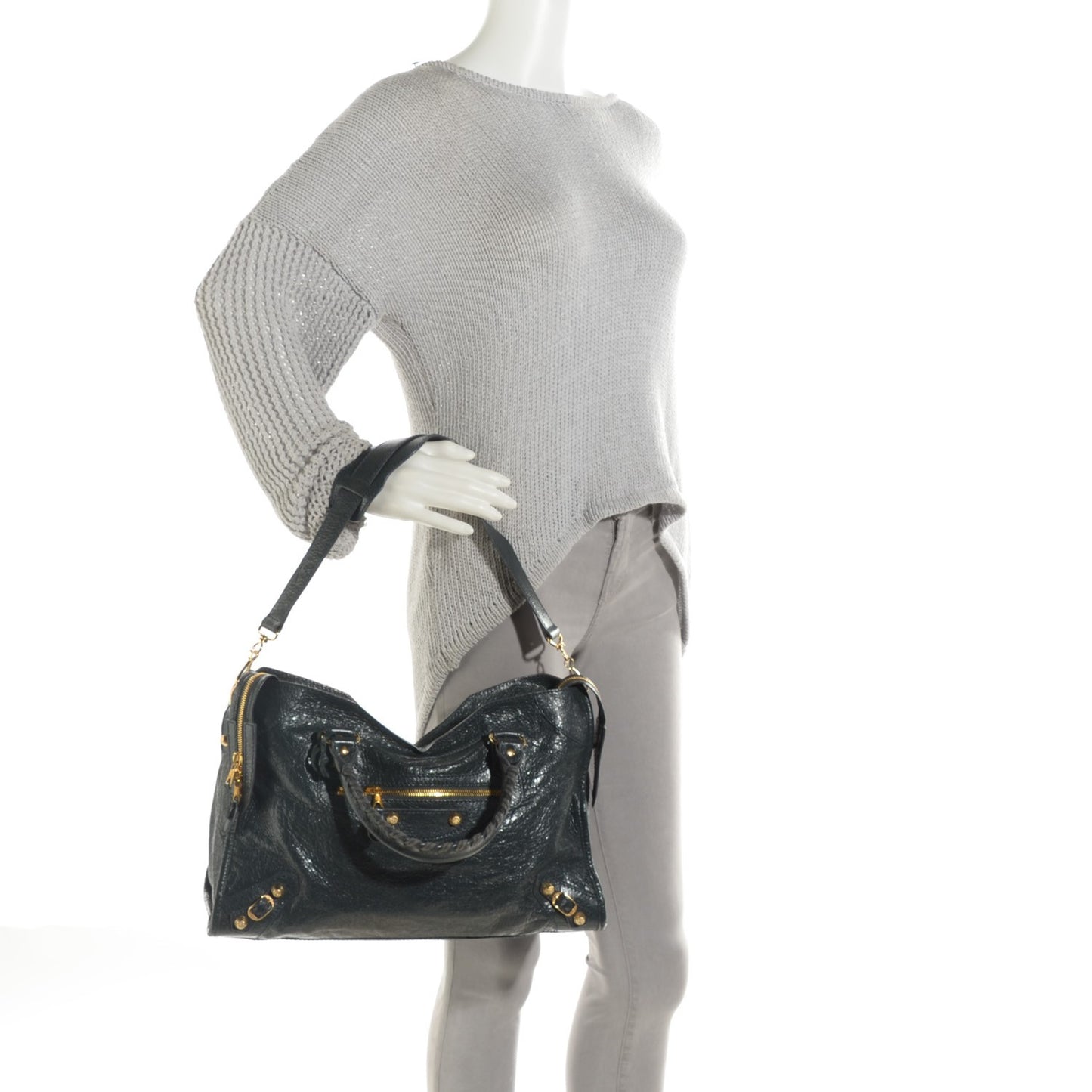 Agneau Giant 12 Gold Hardware City Anthracite