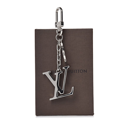 Louis Vuitton LV Facettes Bag Charm Key Holder Silver 3 of 3