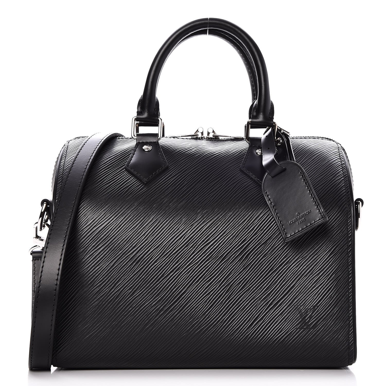 Louis Vuitton Epi Speedy Bandouliere 25 Black 1 of 11