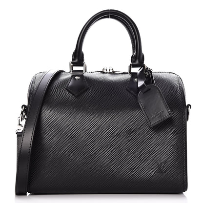 Louis Vuitton Epi Speedy Bandouliere 25 Black 1 of 11