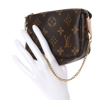 Louis Vuitton Monogram Mini Pochette Accessories 2 of 8