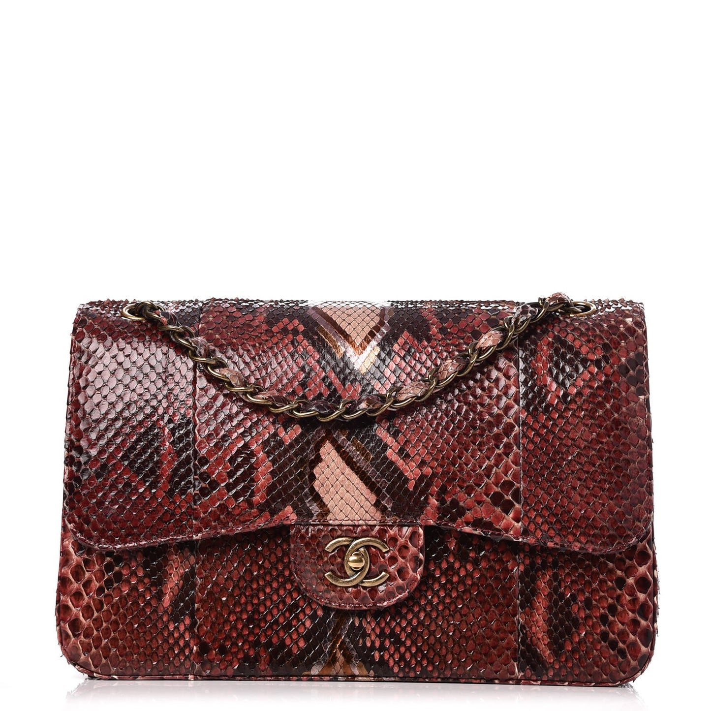 Python Jumbo Double Flap Red