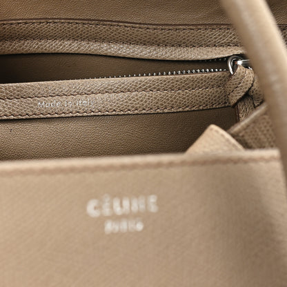 Celine Grained Calfskin Medium Phantom Luggage Taupe 6 of 12