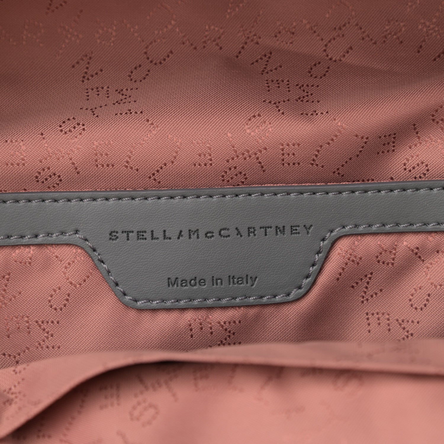 Stella McCartney Shaggy Deer Mini Falabella Backpack Light Grey 6 of 10