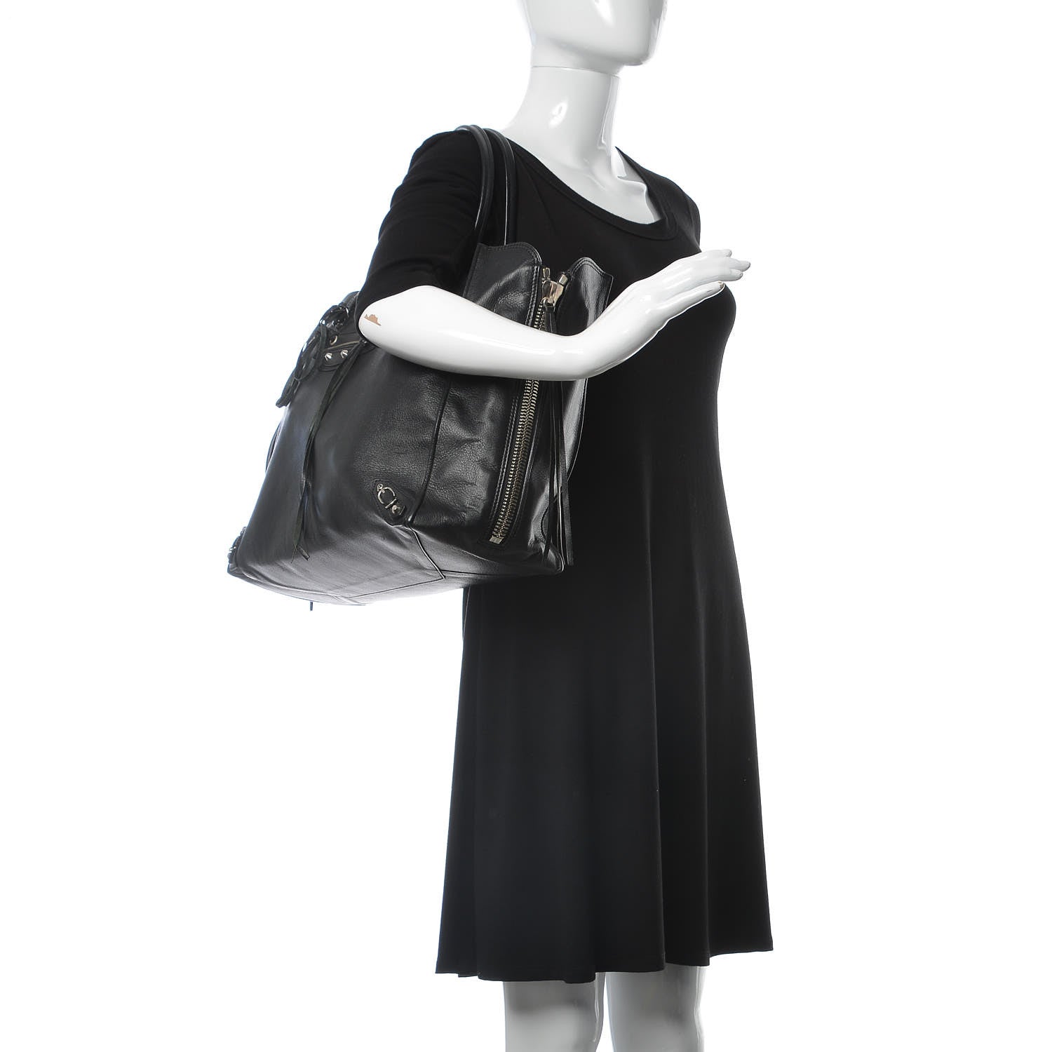 Balenciaga Supple Calfskin Papier A4 Tote Black 2 of 16