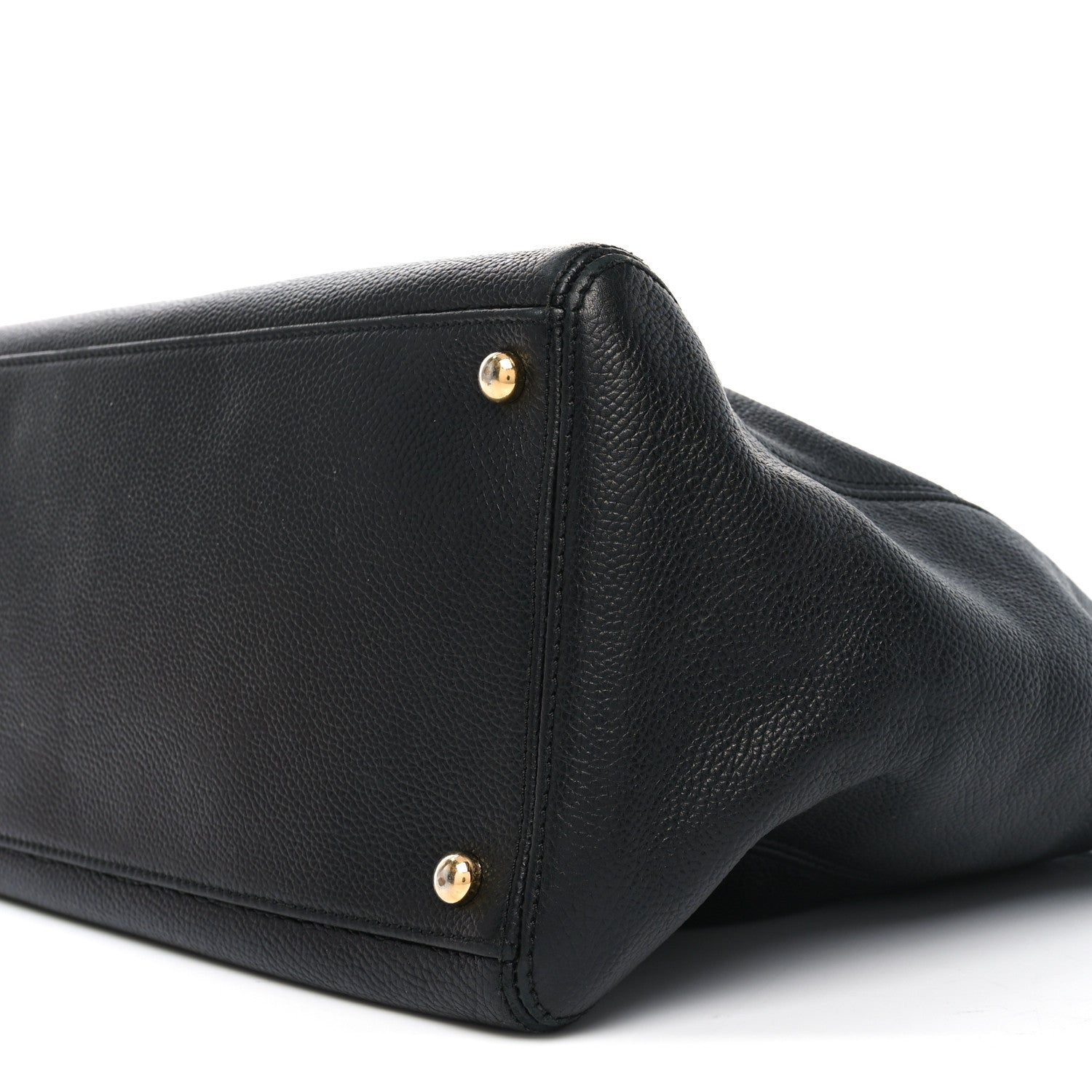 Chanel Calfskin Cerf Shopper Tote Black 10 of 10