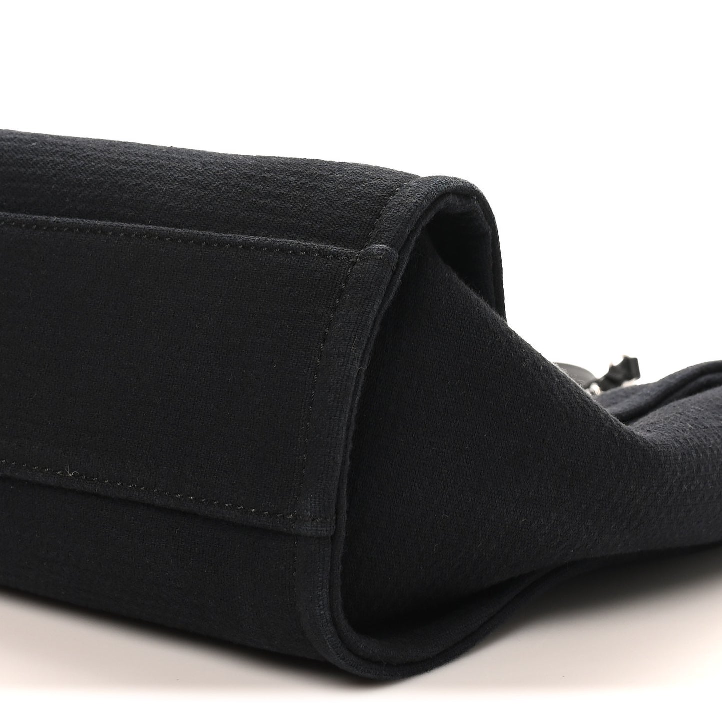 Mixed Fibers Small Deauville Tote Black