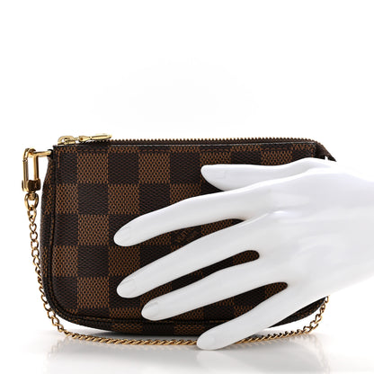 Louis Vuitton Damier Ebene Mini Pochette Accessories 2 of 8